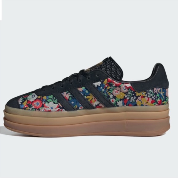 adidas x liberty London Gazelle Bold Black Floral - Picture 4 of 9